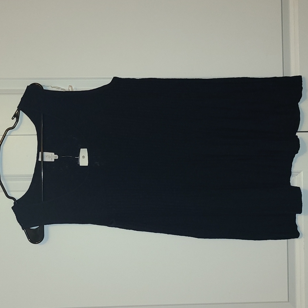Jones New York navy knit tank 2X NWT